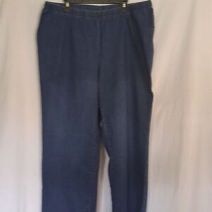 Blue Denim Pants By Woman Within